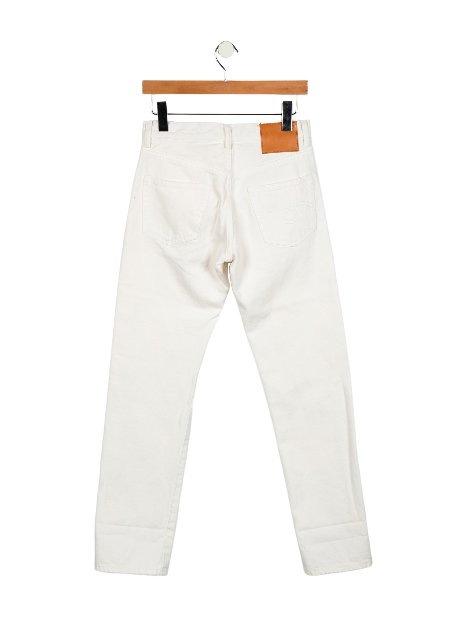 R13 Mid-Rise Straight Leg Jeans