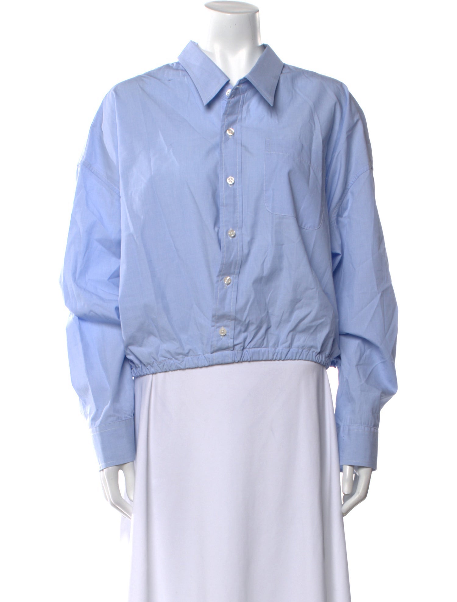 R13 Long Sleeve Button-Up Top