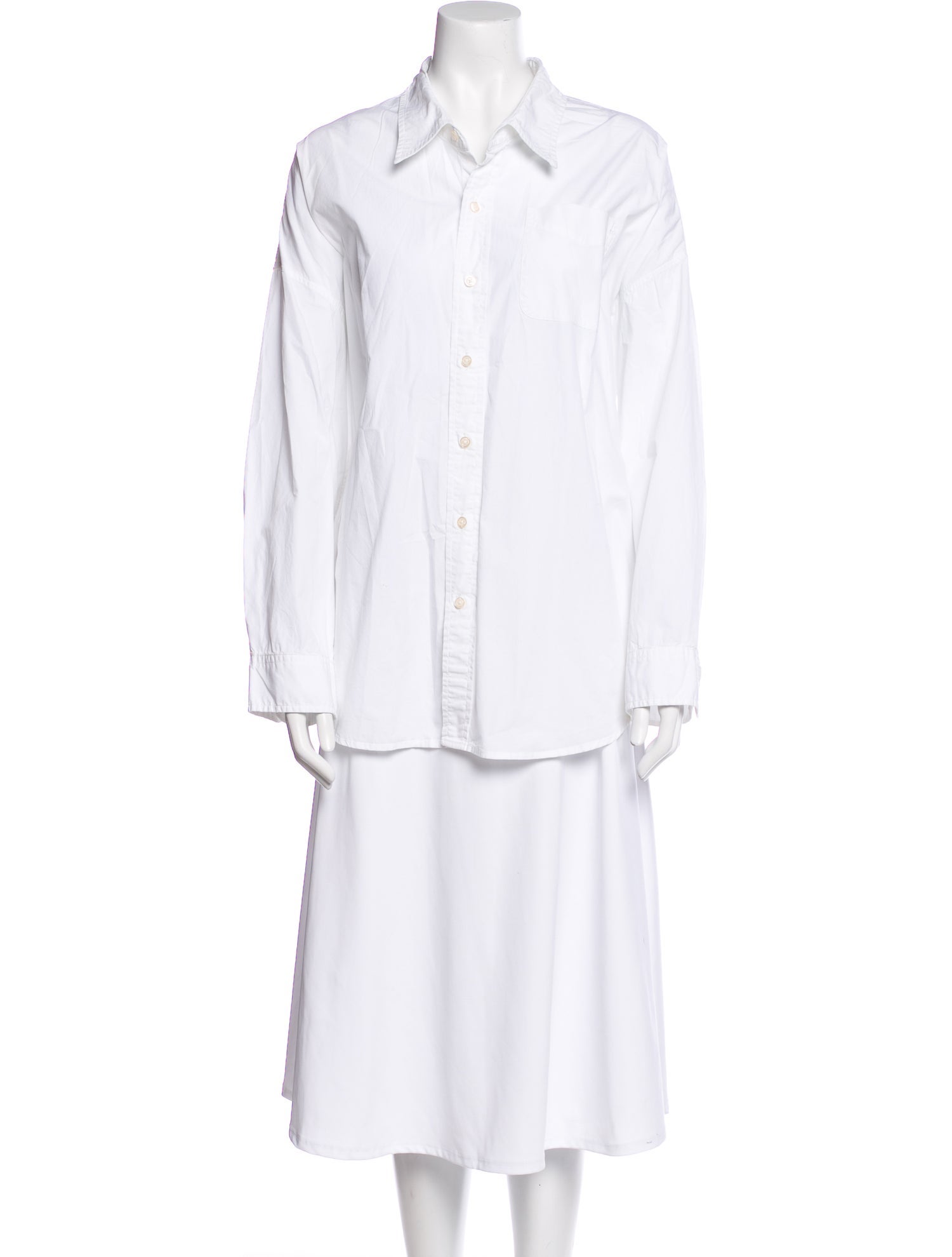 R13 Long Sleeve Button-Up Top