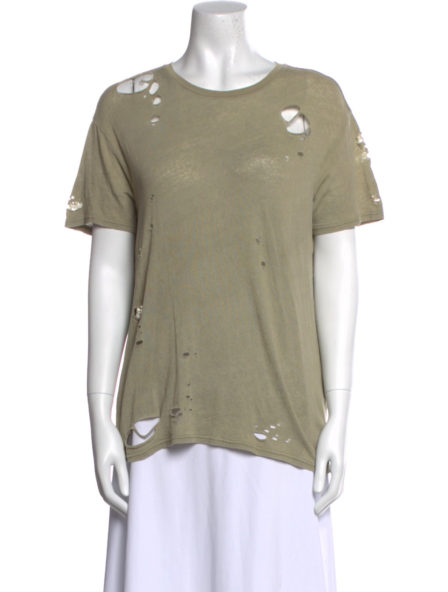 R13 Scoop Neck Short Sleeve T-Shirt