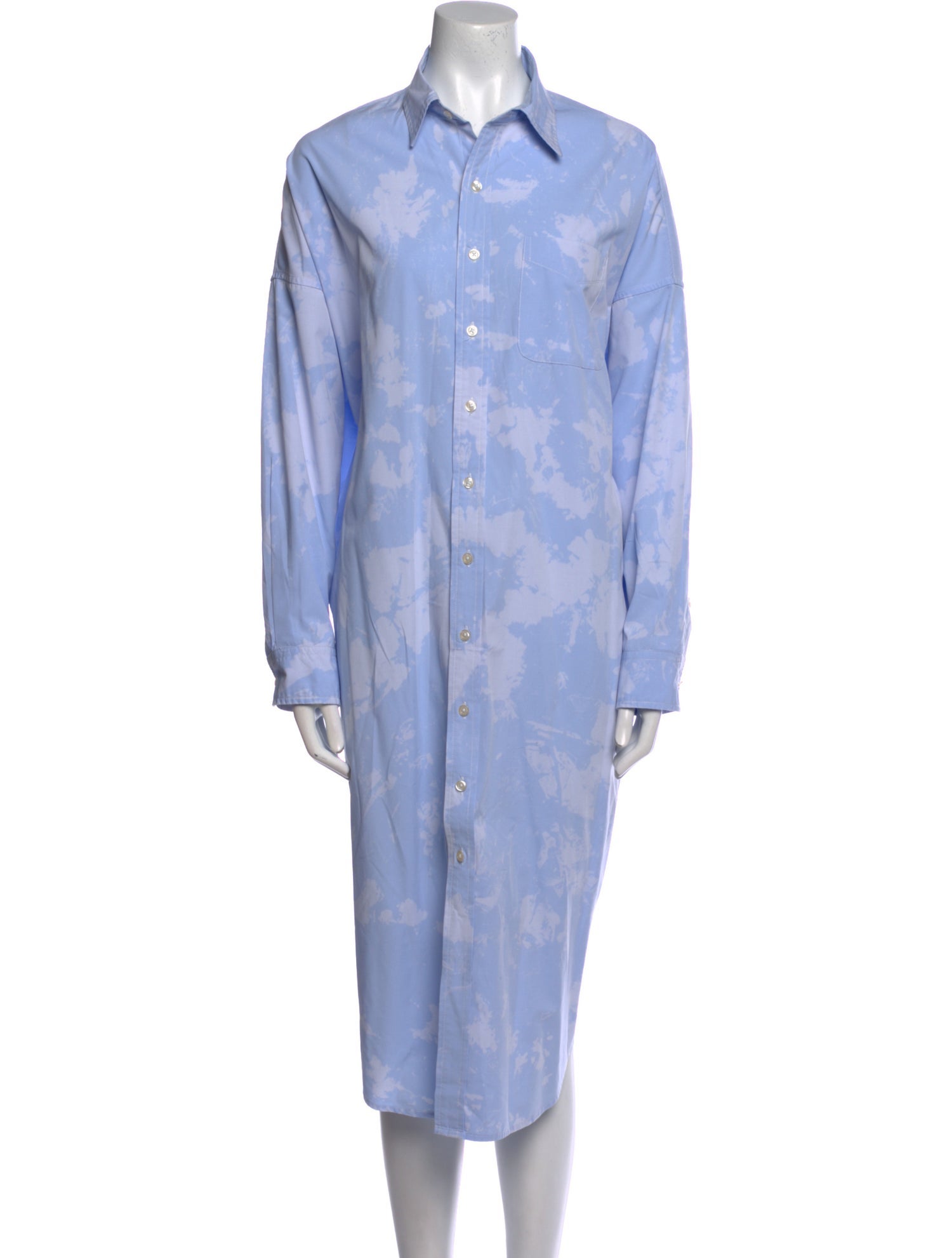 R13 Printed Midi Length Dress