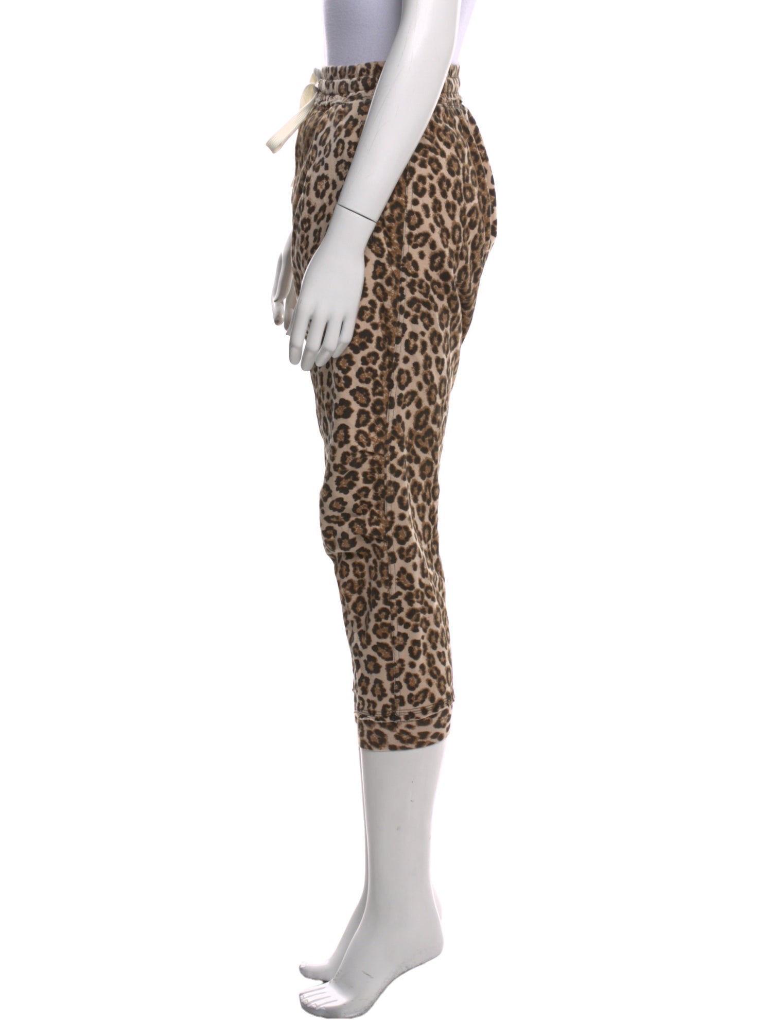 R13 Animal Print Straight Leg Pants