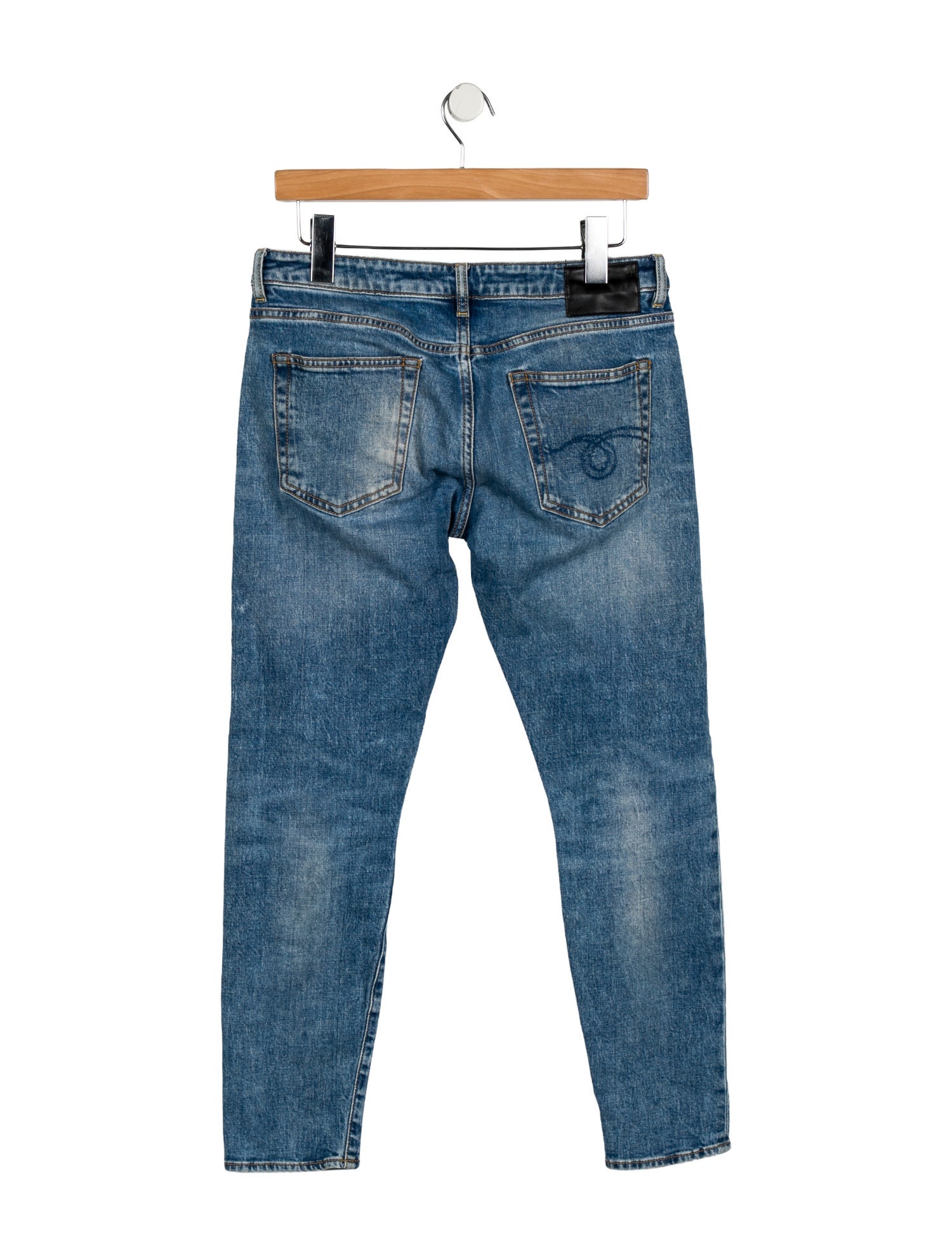 R13 High-Rise Skinny Leg Jeans