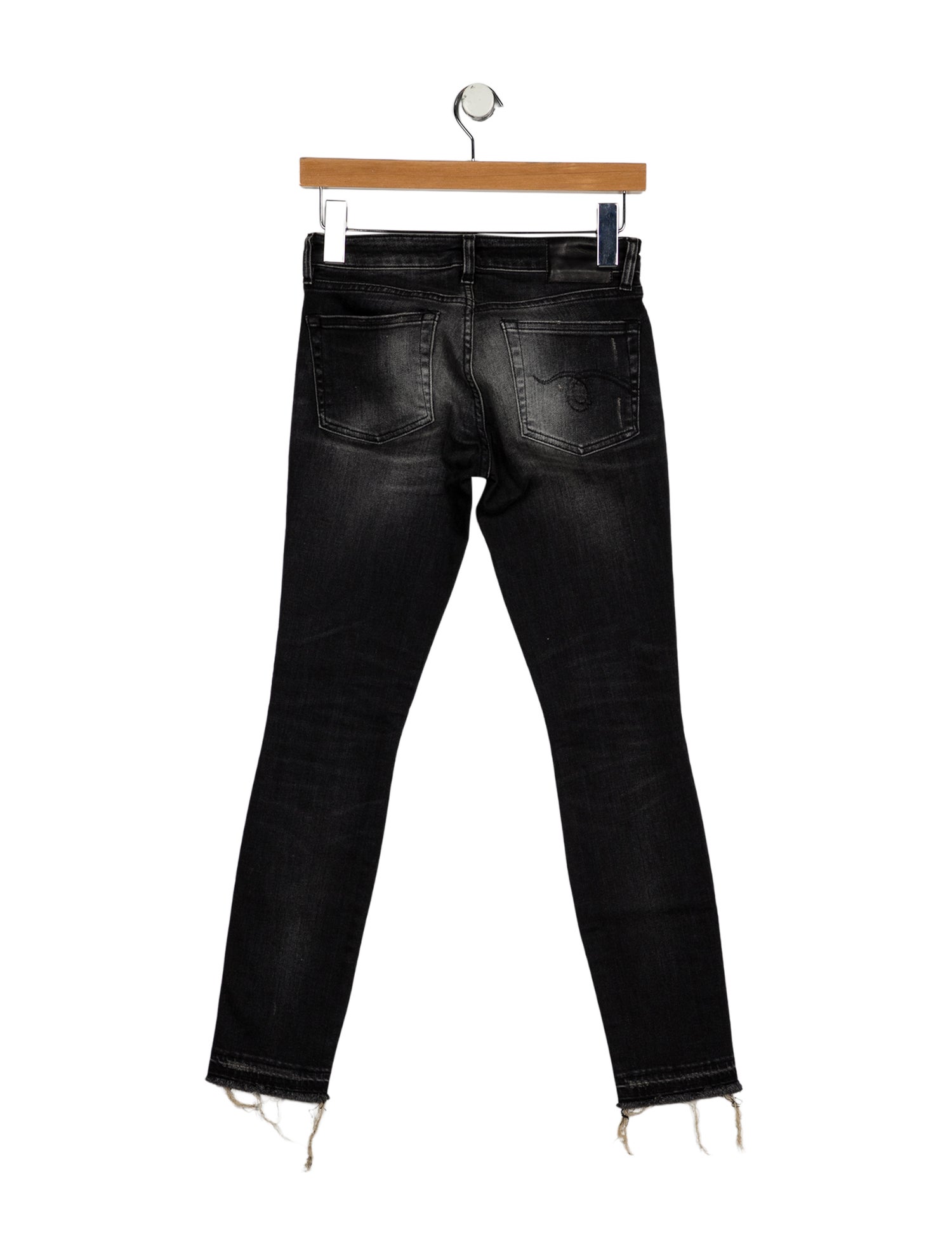 R13 High-Rise Straight Leg Jeans