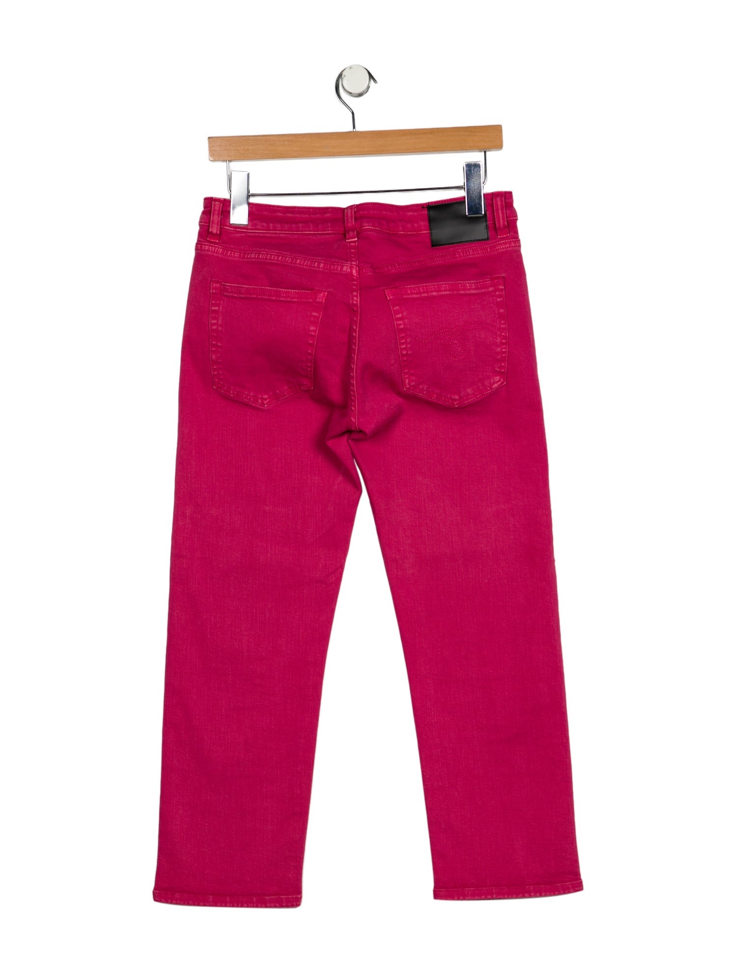 R13 Mid-Rise Straight Leg Jeans