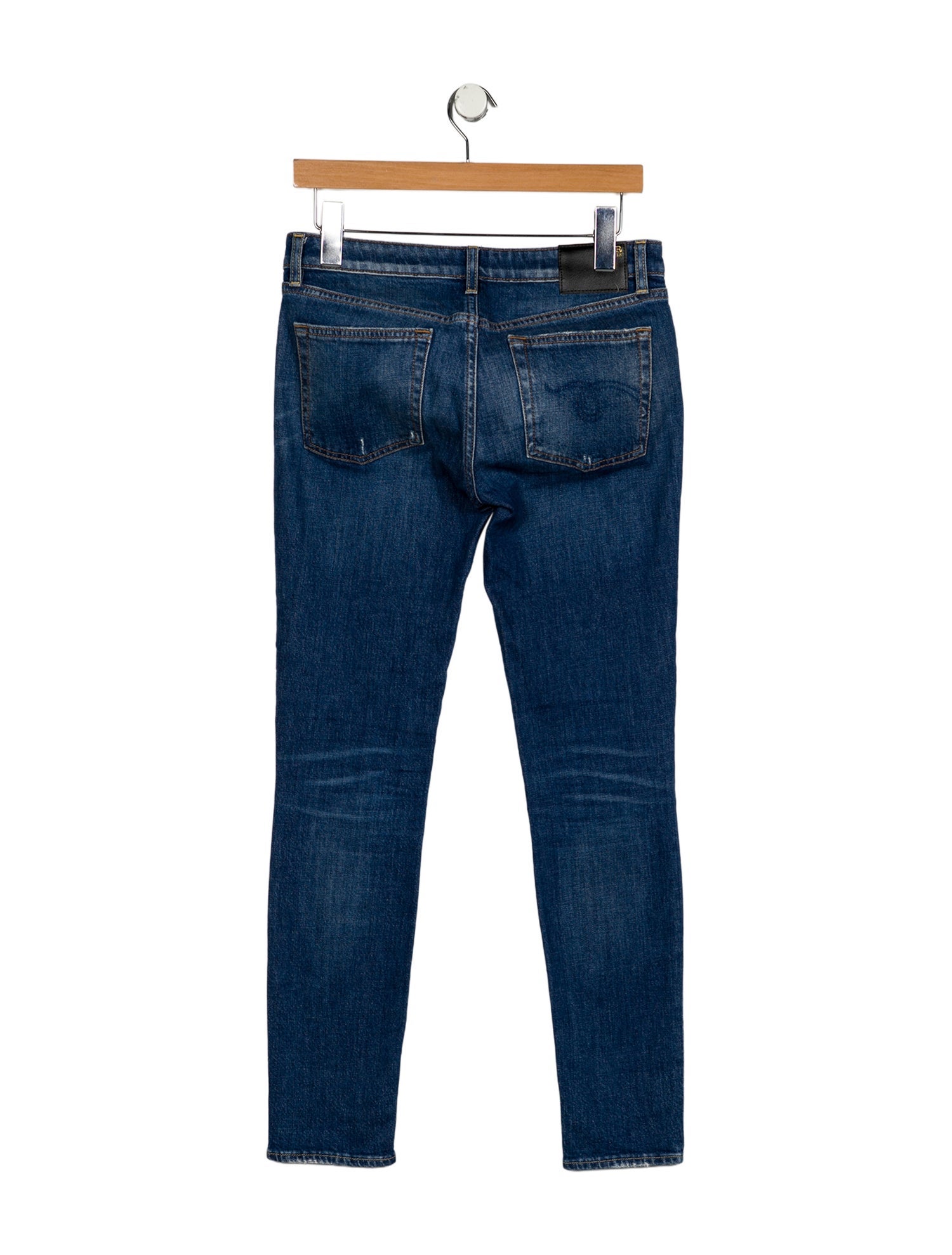 R13 Mid-Rise Skinny Leg Jeans