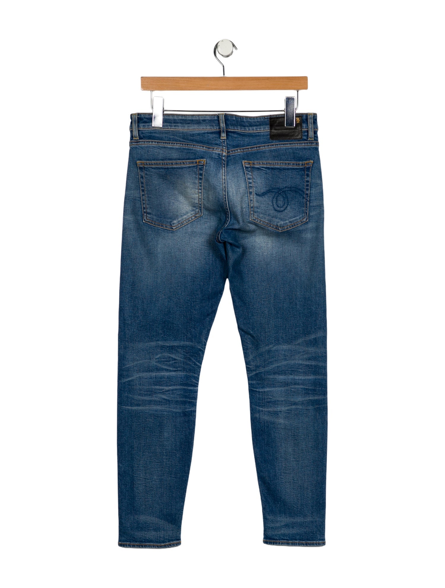 R13 Mid-Rise Skinny Leg Jeans