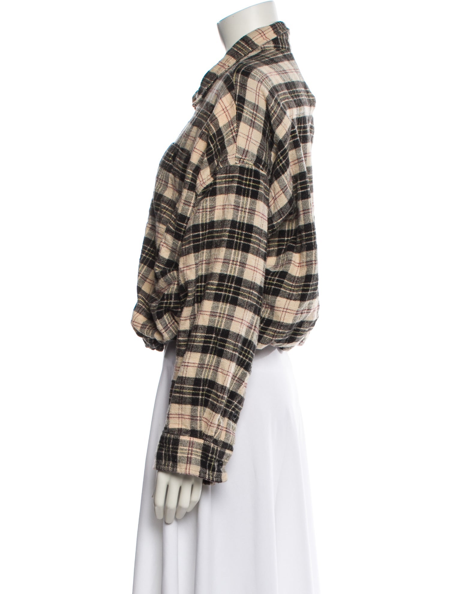 R13 Plaid Print Blazer