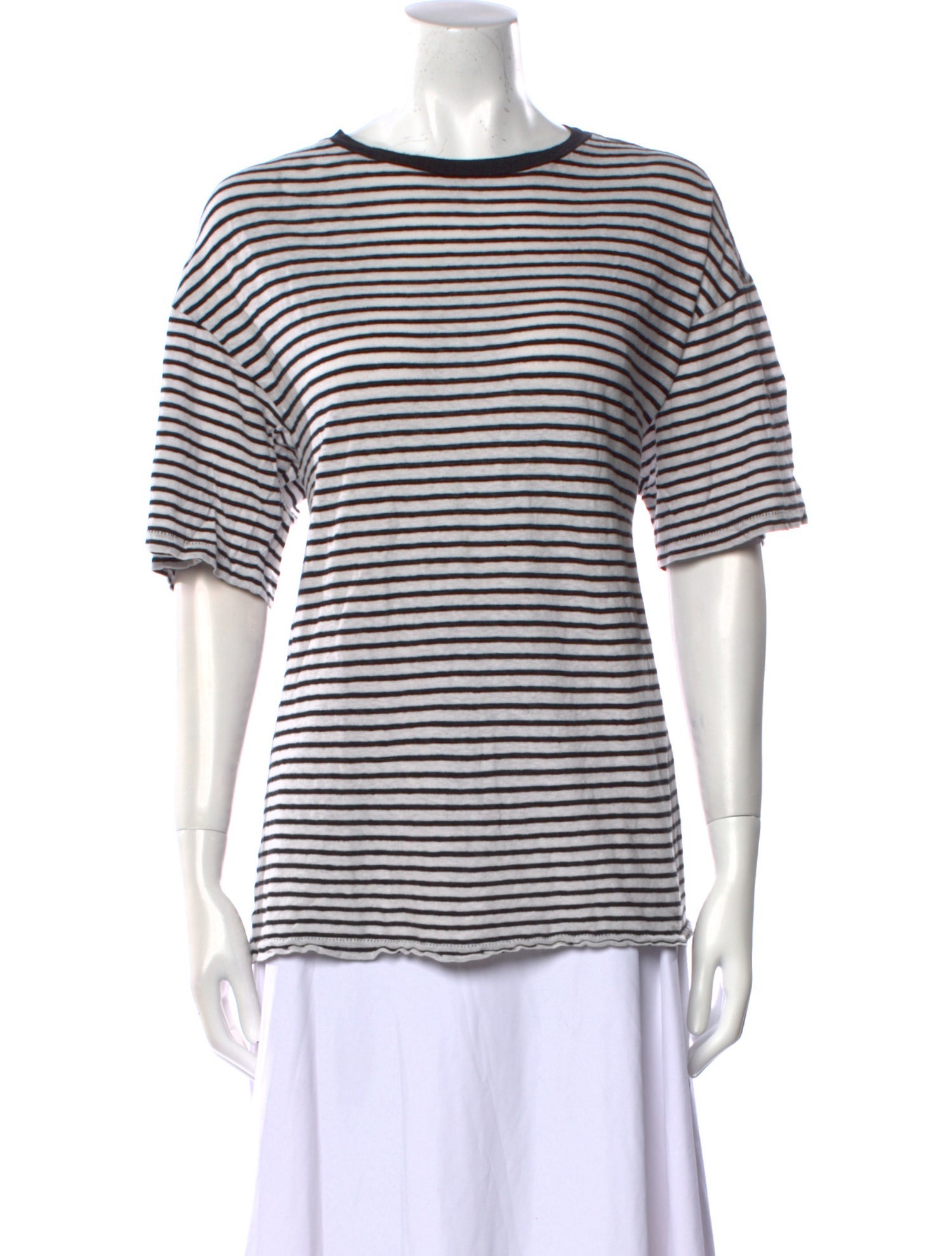 R13 Striped Crew Neck T-Shirt