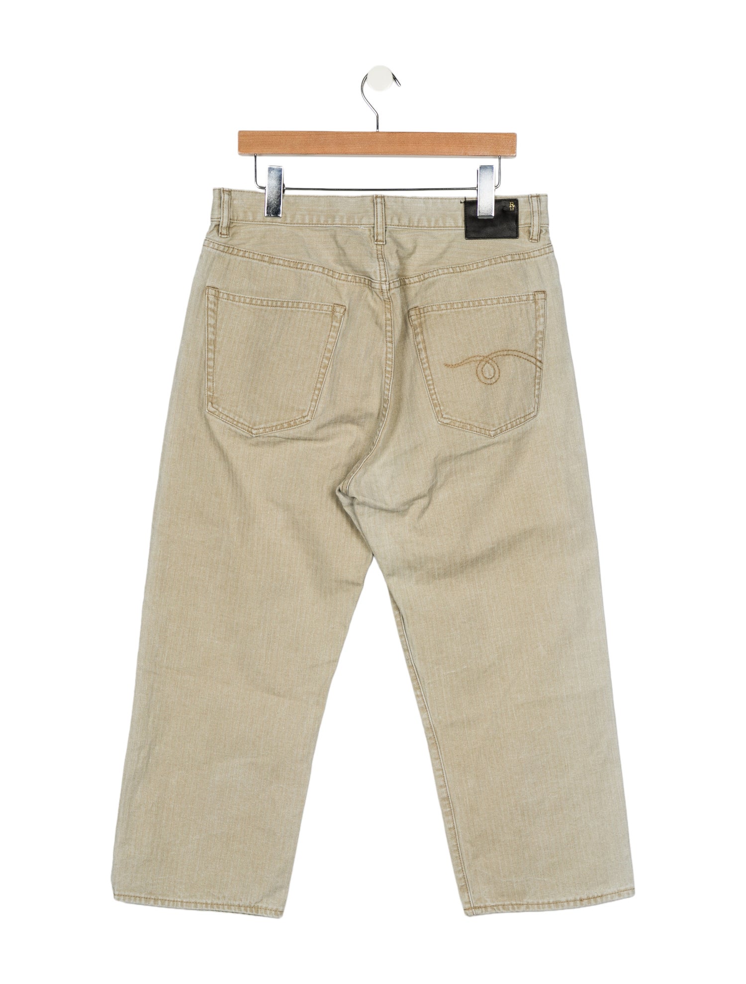 R13 High-Rise Wide Leg Jeans