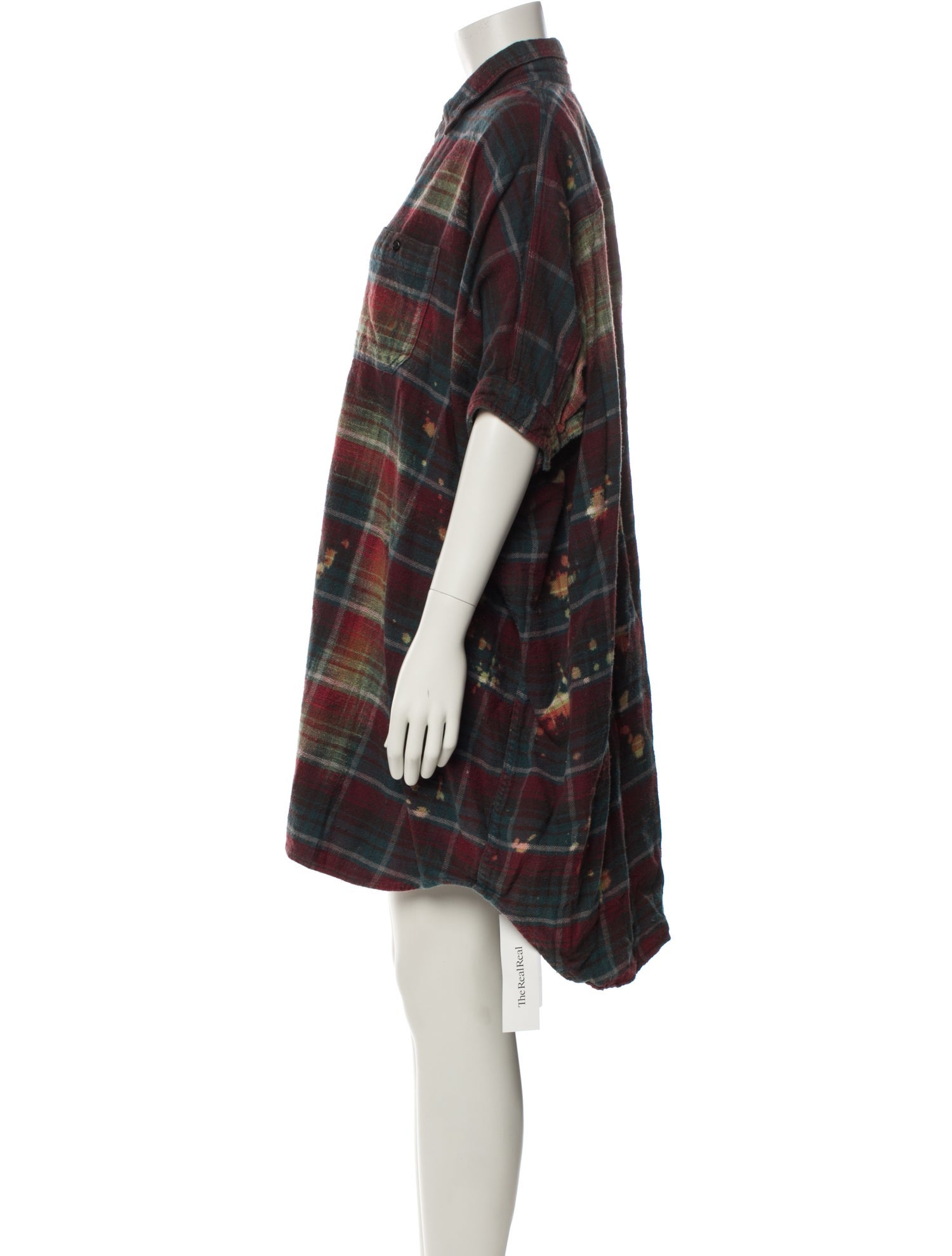R13 Plaid Print Mini Dress w/ Tags
