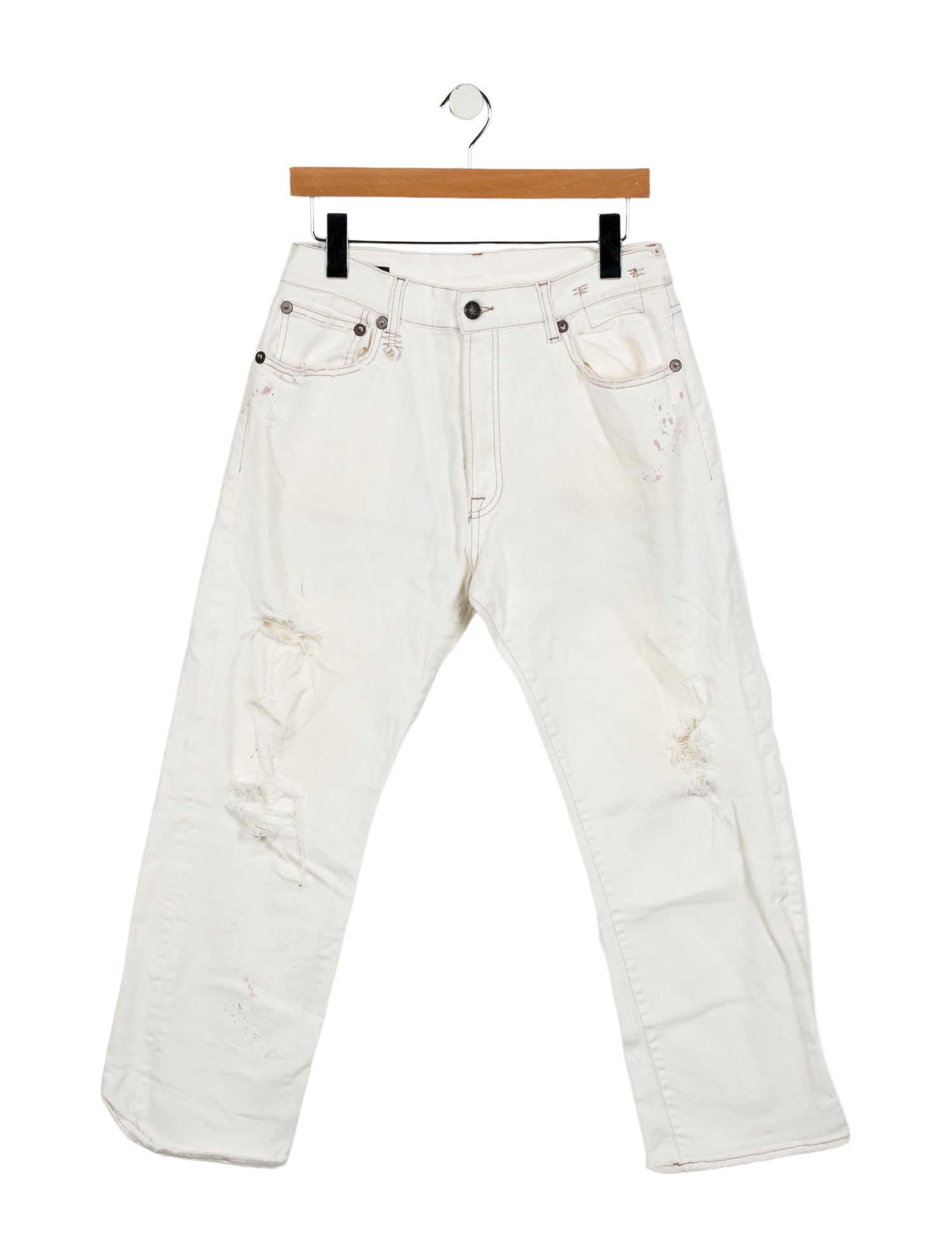 R13 High-Rise Wide Leg Jeans