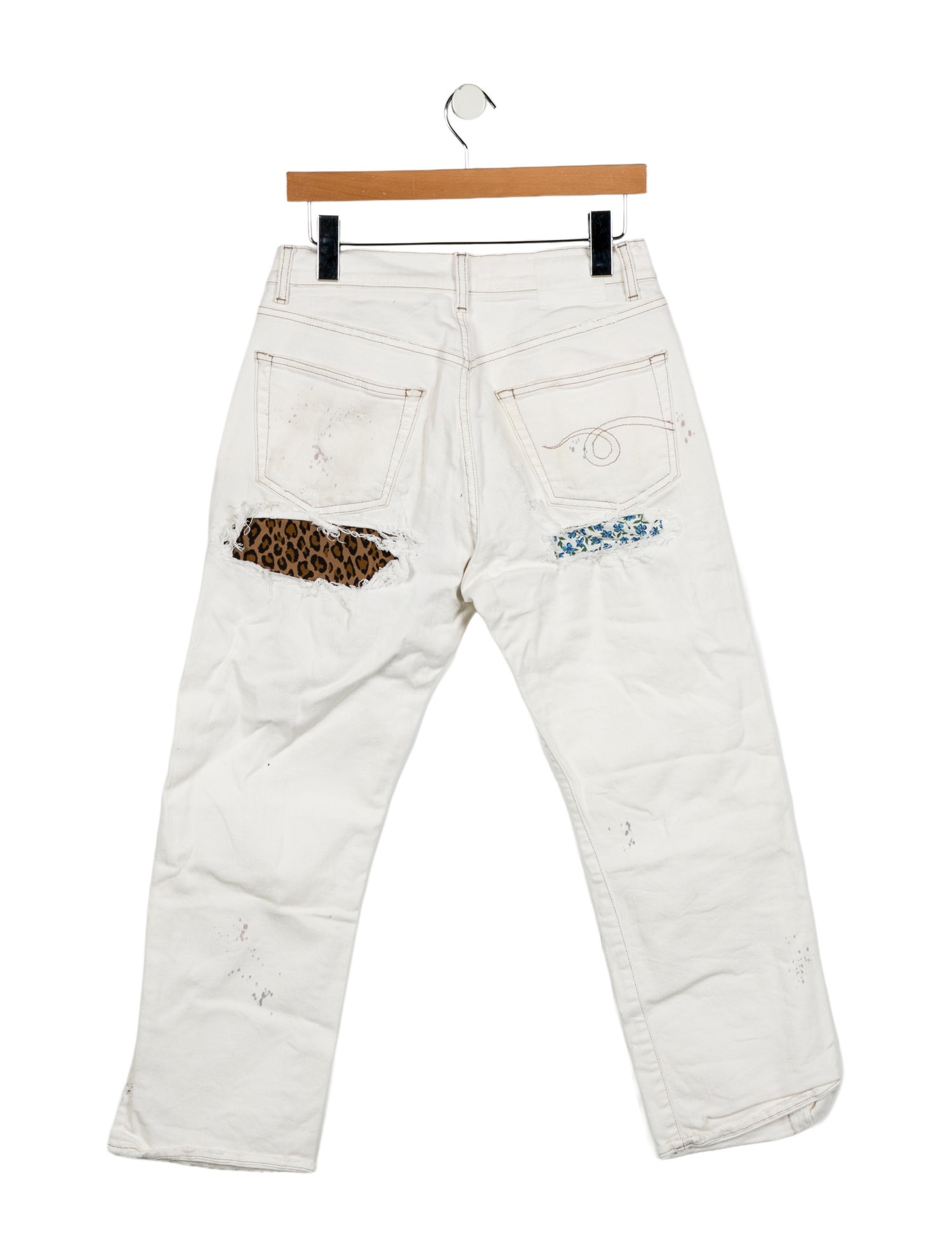 R13 High-Rise Wide Leg Jeans