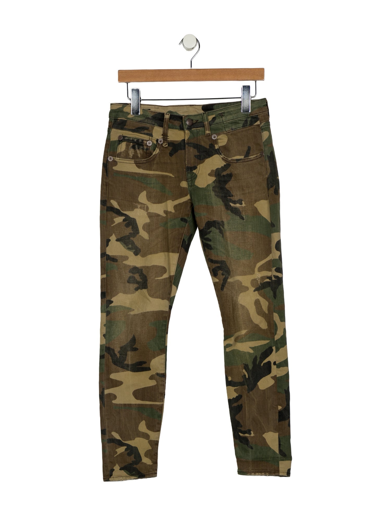 R13 Mid-Rise Skinny Leg Jeans