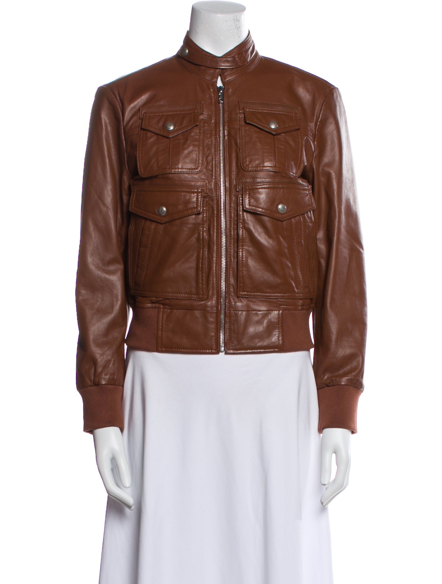 R13 Leather Bomber Jacket w/ Tags