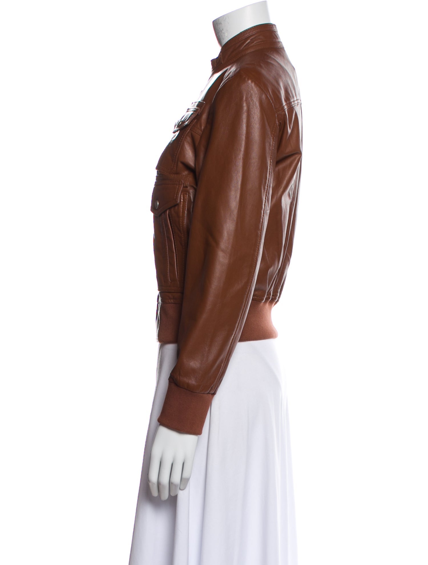 R13 Leather Bomber Jacket w/ Tags