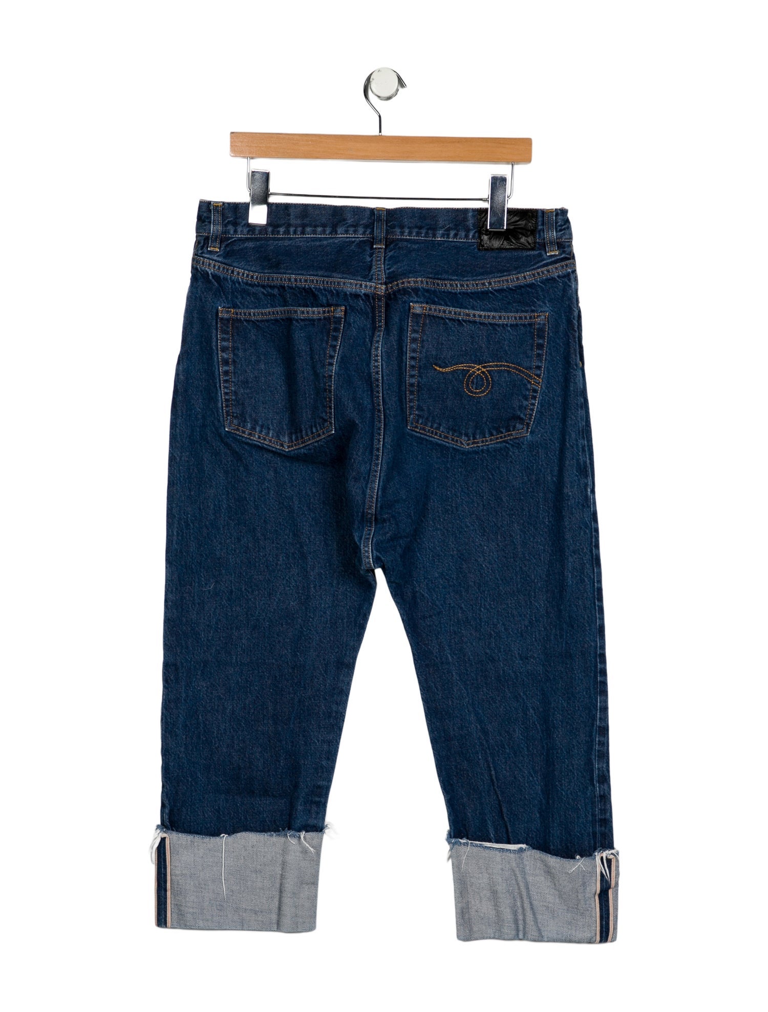 R13 High-Rise Straight Leg Jeans