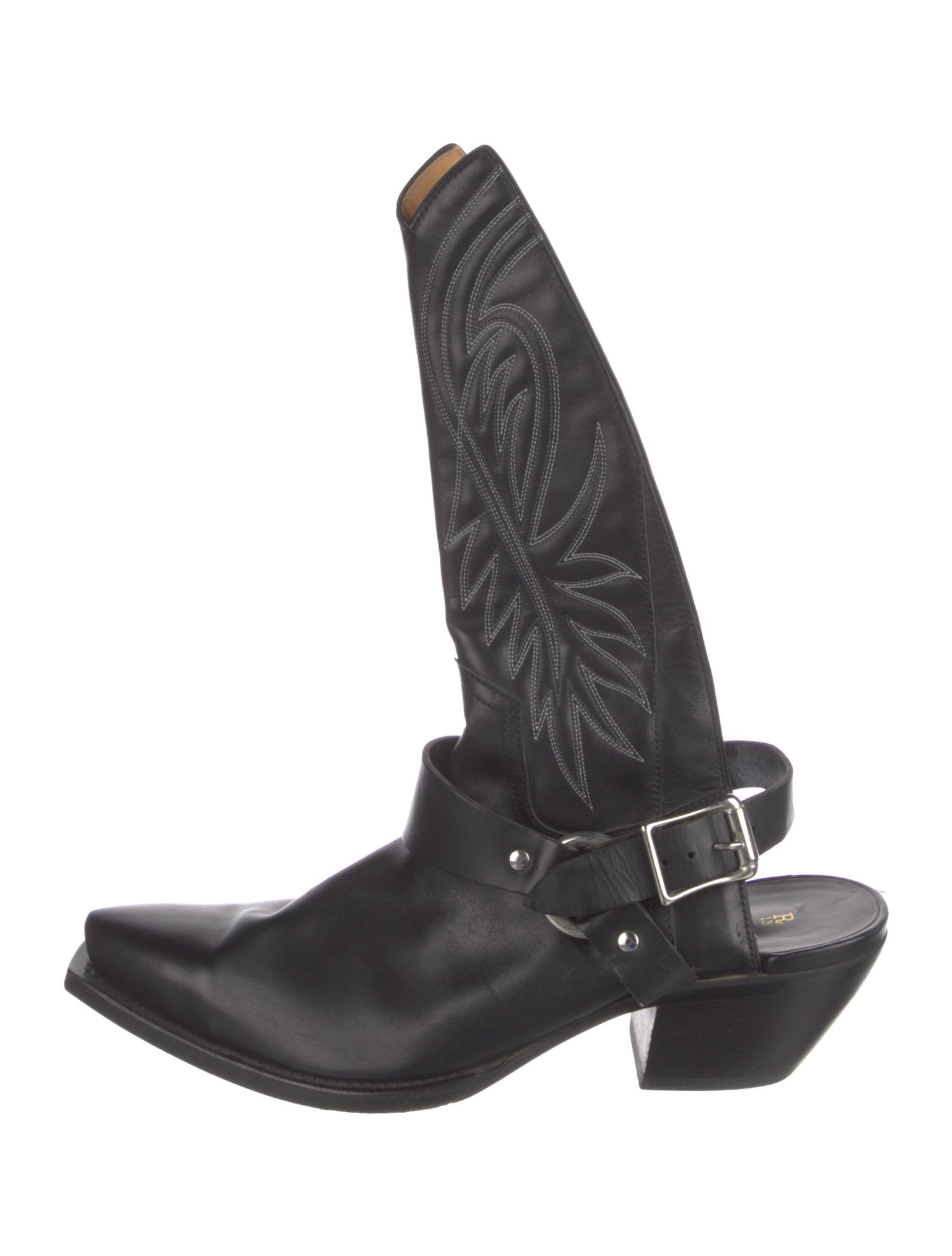 R13 Leather Studded Accents Pumps