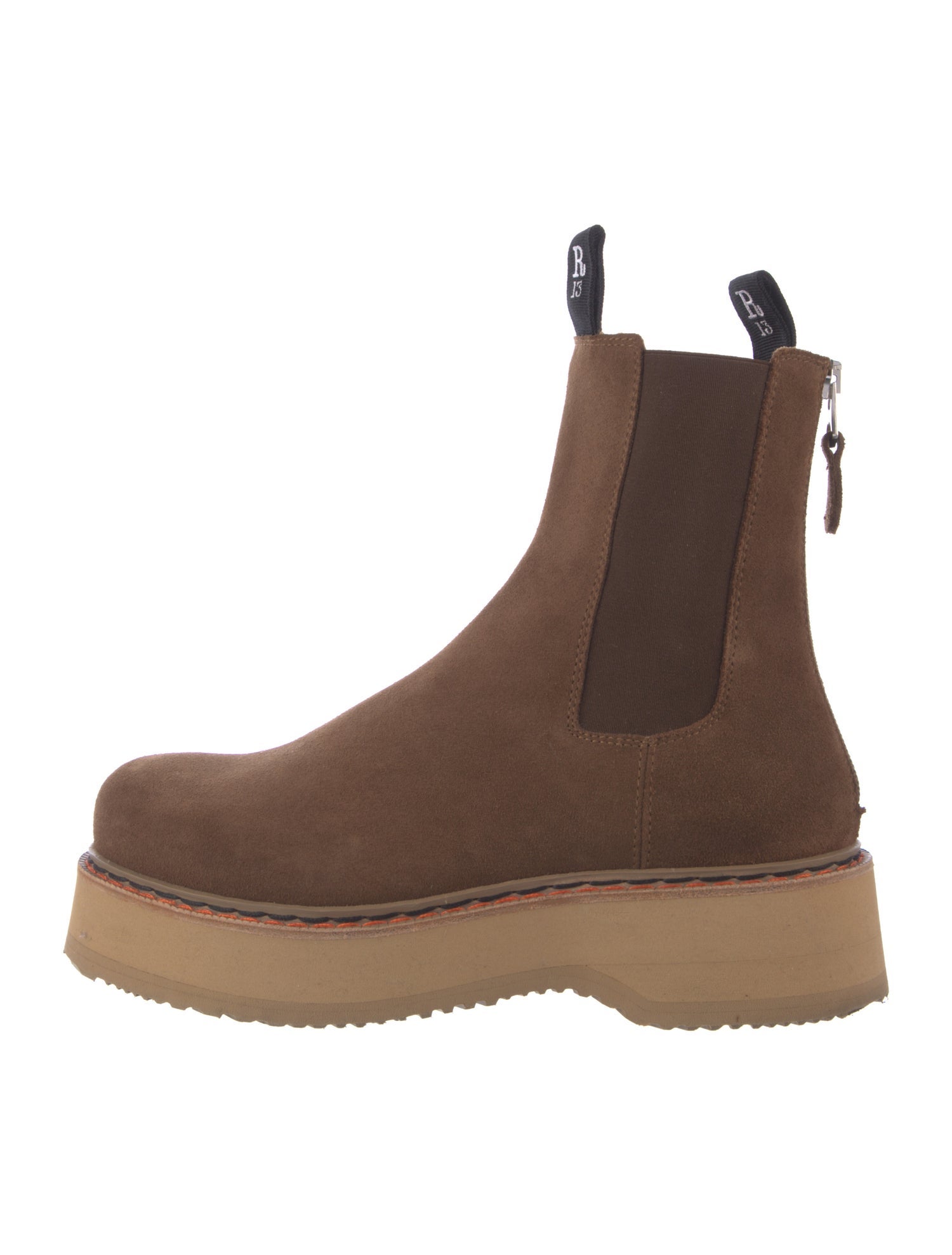 R13 Suede Chelsea Boots