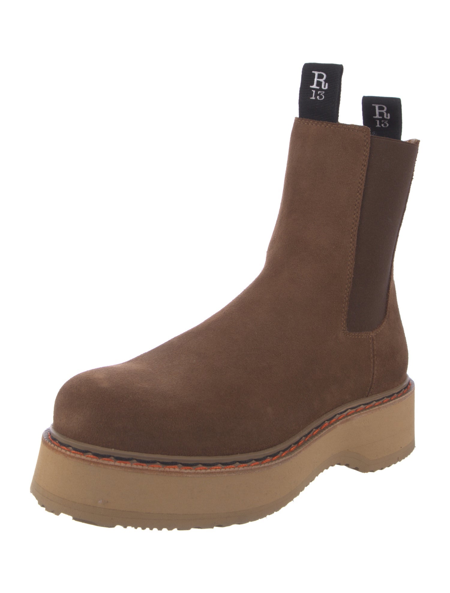 R13 Suede Chelsea Boots