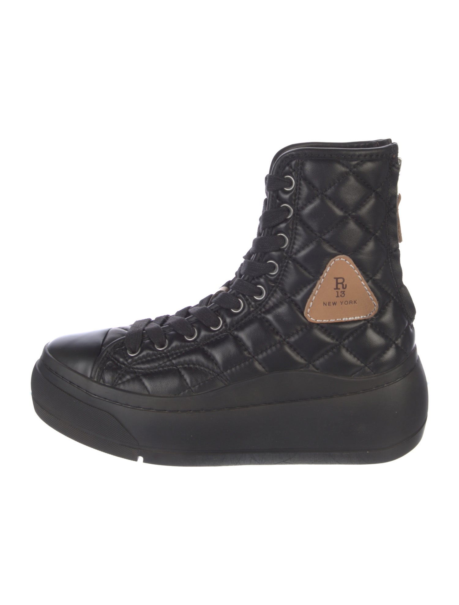 R13 Leather Combat Boots