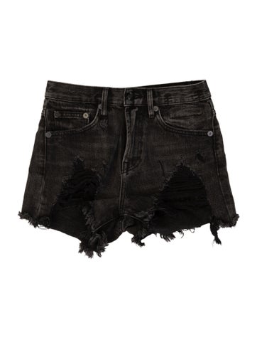 Pre-owned R13 Mini Shorts In Black