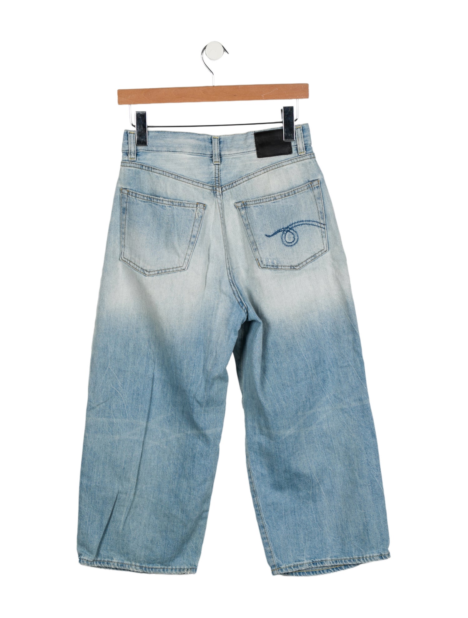 R13 High-Rise Wide Leg Jeans