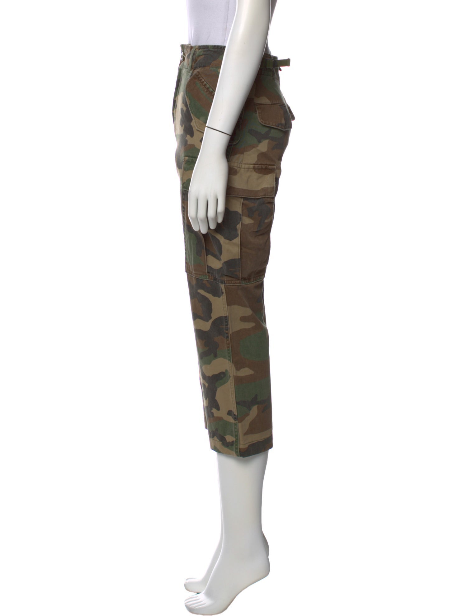 R13 Camouflage Print Straight Leg Pants