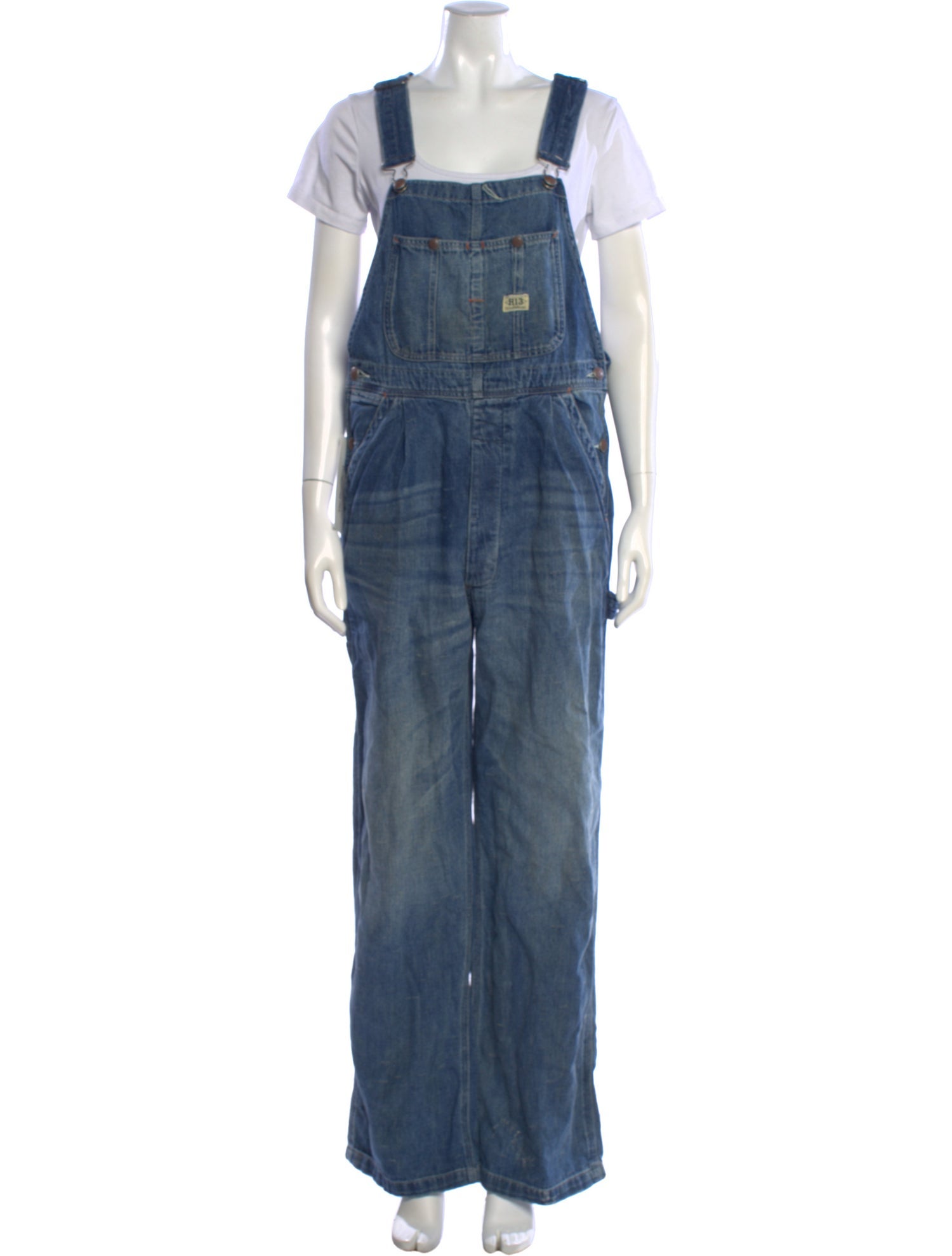 R13 Square Neckline Jumpsuit