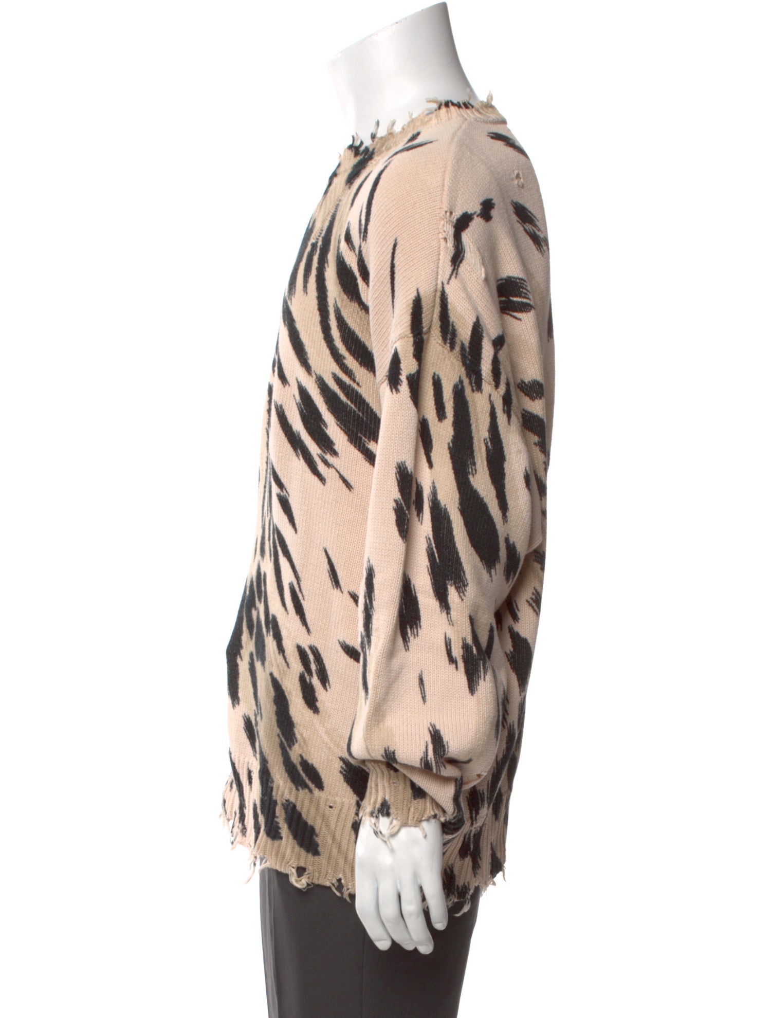 R13 Printed Crew Neck Pullover w/ Tags