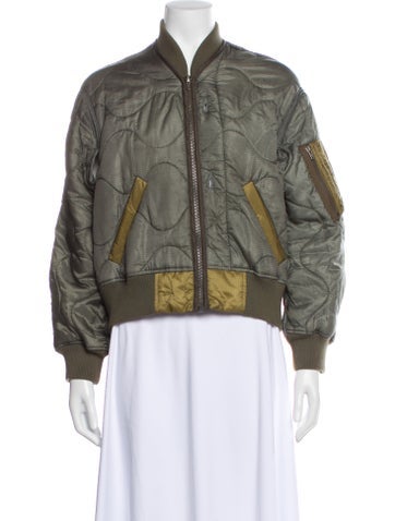 Pre-owned R13 Bomber Jacket In Green