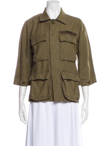 Pre-owned R13 Utility Jacket In Green