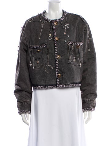 Pre-owned R13 Denim Jacket In Black