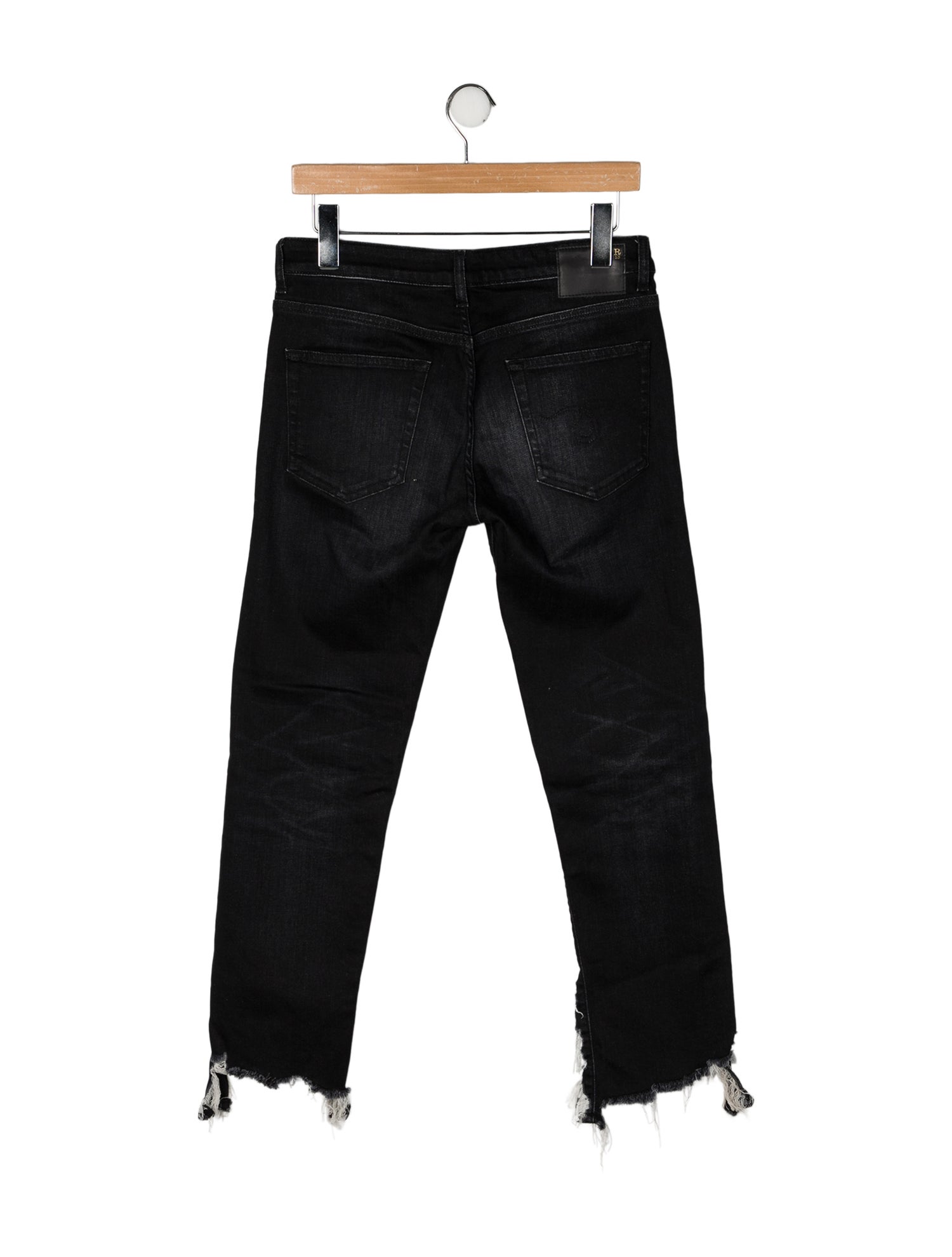 R13 Mid-Rise Straight Leg Jeans