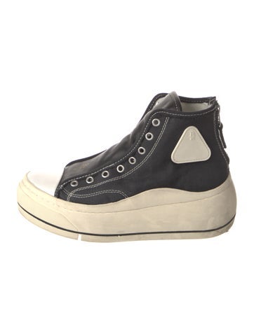 Pre-owned R13 Canvas Sneakers In Black