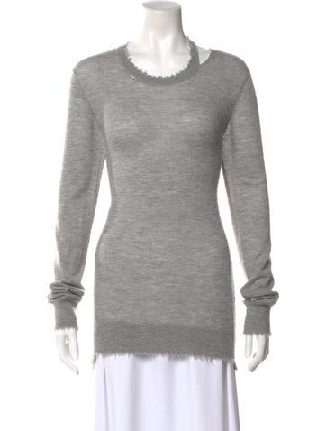 Pre-owned R13 Cashmere Crew Neck Sweater In Gray