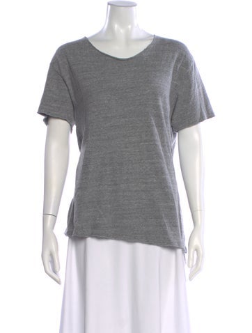 Pre-owned R13 Crew Neck Short Sleeve T-shirt In Gray