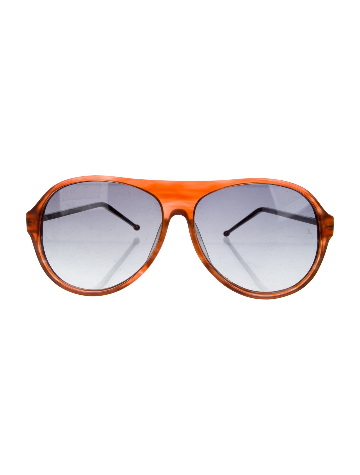 Raf Simons x Linda Farrow Vintage 2008 Sunglasses - Brown