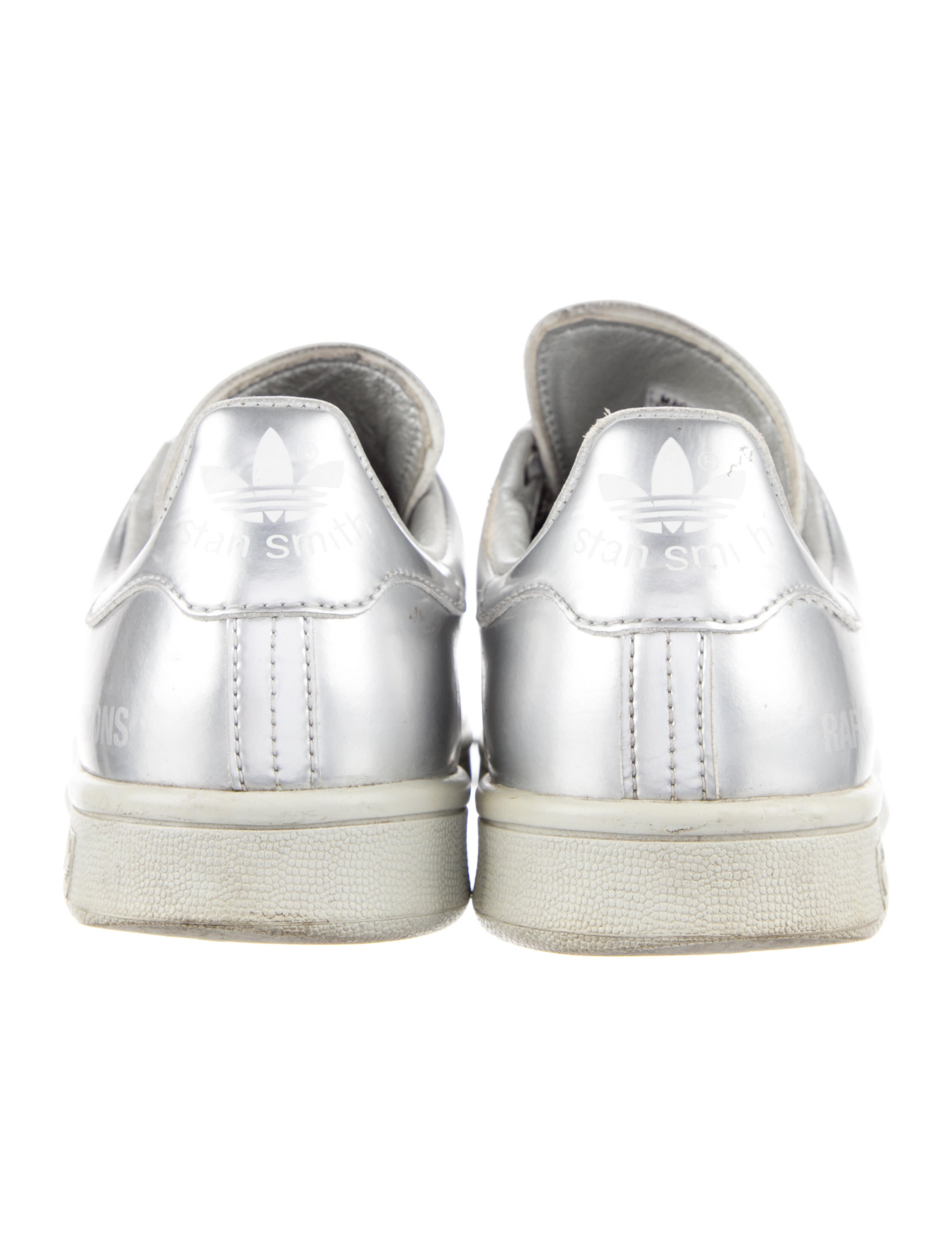 raf simons stan smith silver
