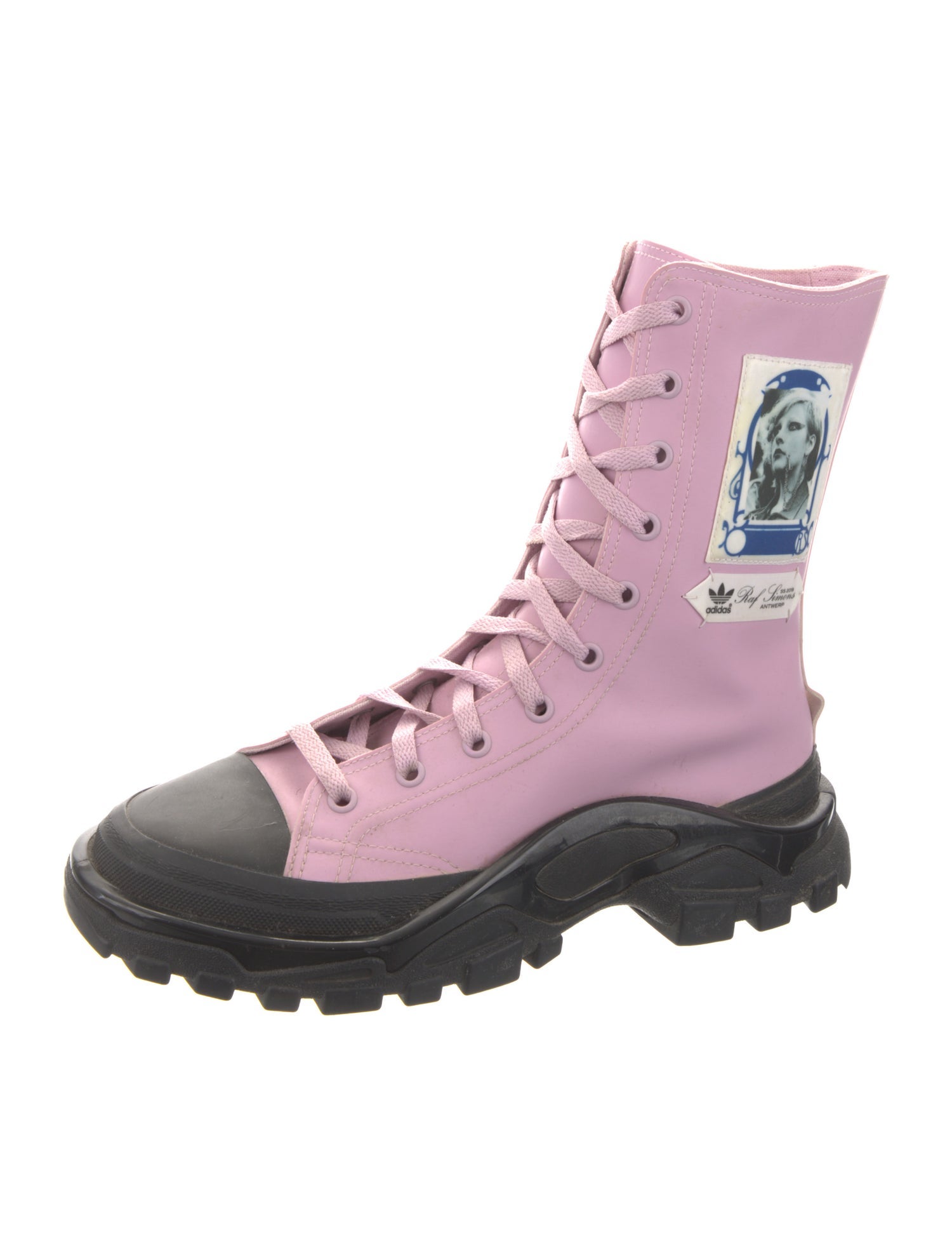 Raf Simons x adidas Rubber Colorblock Pattern Rain Boots