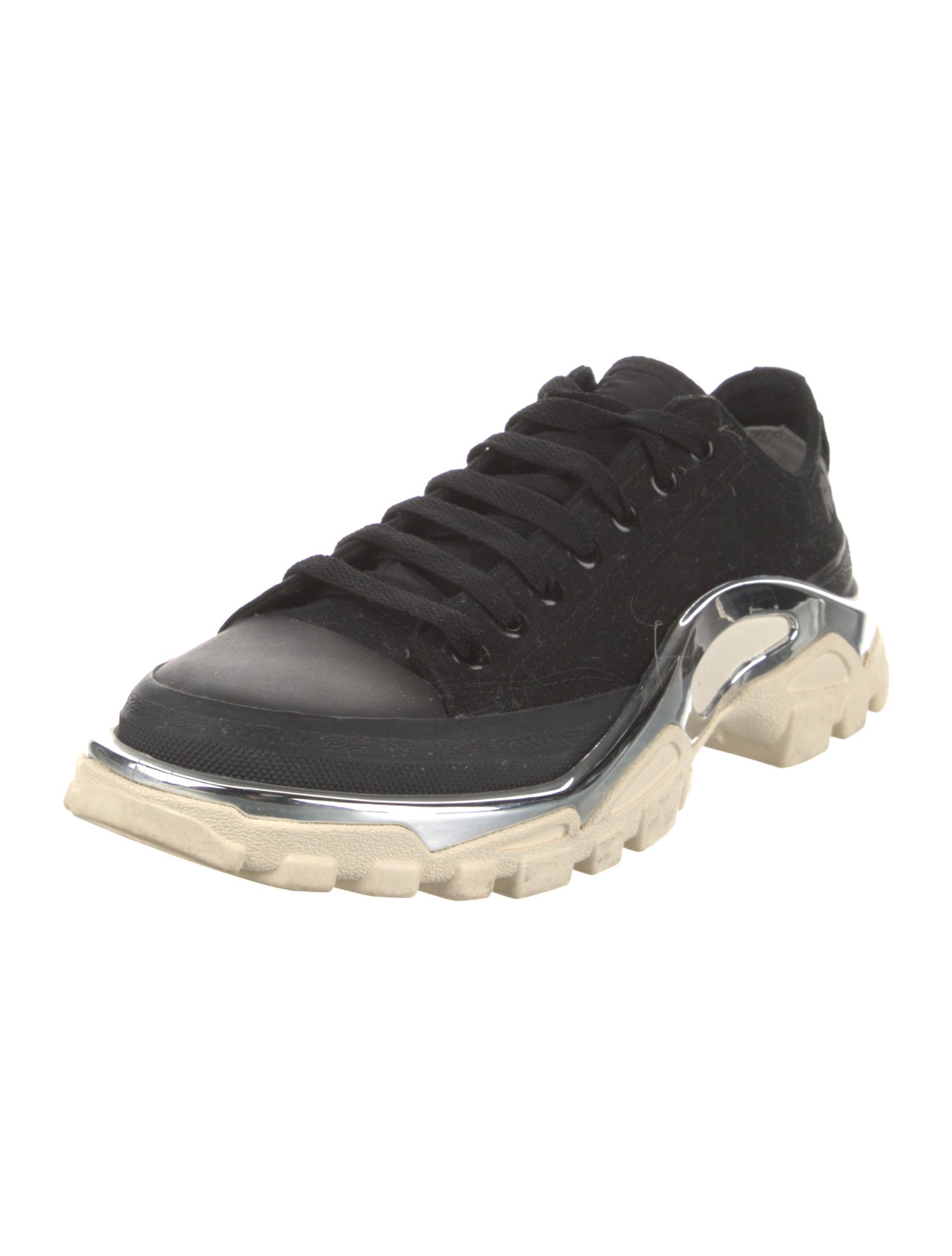 Raf Simons x adidas Canvas Athletic Sneakers