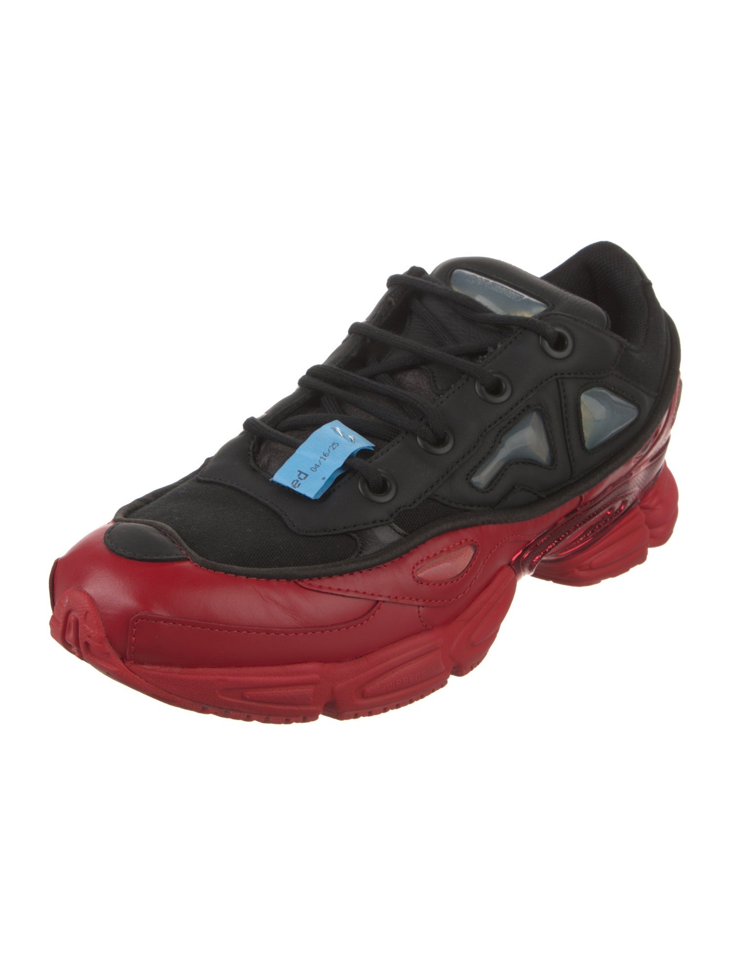 Raf Simons x adidas Leather Colorblock Pattern Sneakers