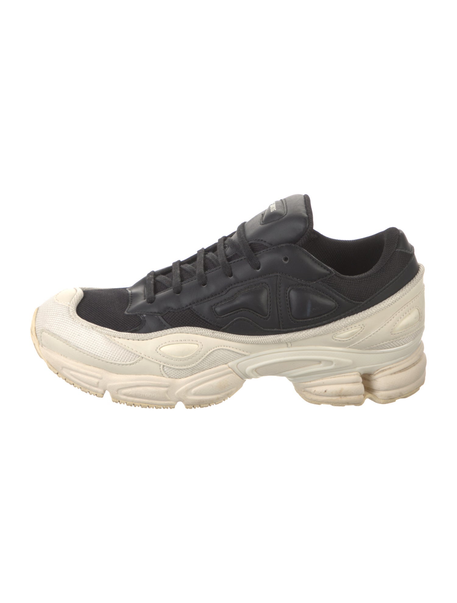 Raf Simons x adidas Mesh Colorblock Pattern Athletic Sneakers