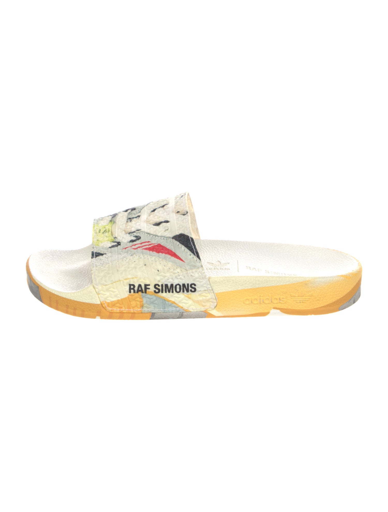 Raf Simons x adidas Rubber Floral Print Slides