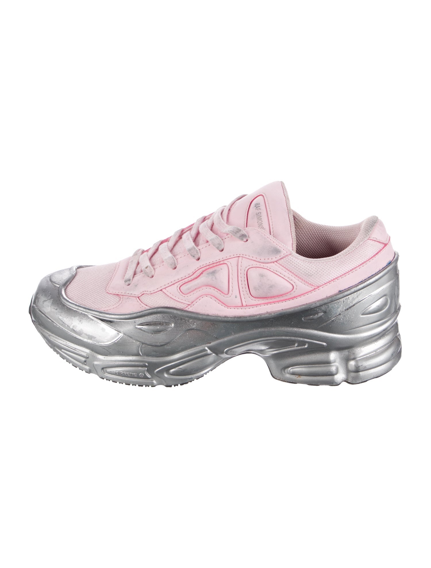 Raf Simons x adidas Mesh Colorblock Pattern Sneakers