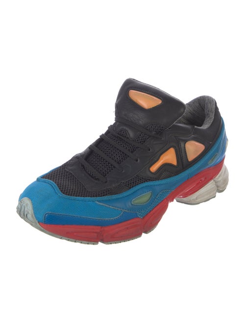 Raf Simons x adidas Mesh Colorblock Pattern Athletic Sneakers