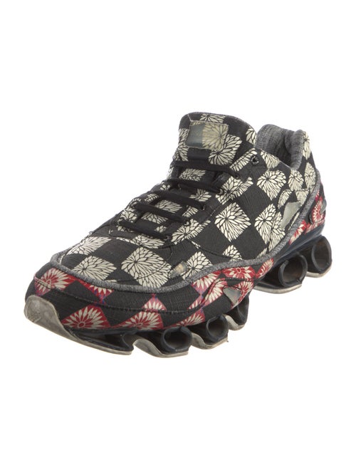 Raf Simons x adidas Canvas Printed Athletic Sneakers