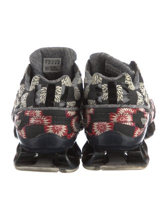 Raf Simons x adidas Canvas Printed Athletic Sneakers