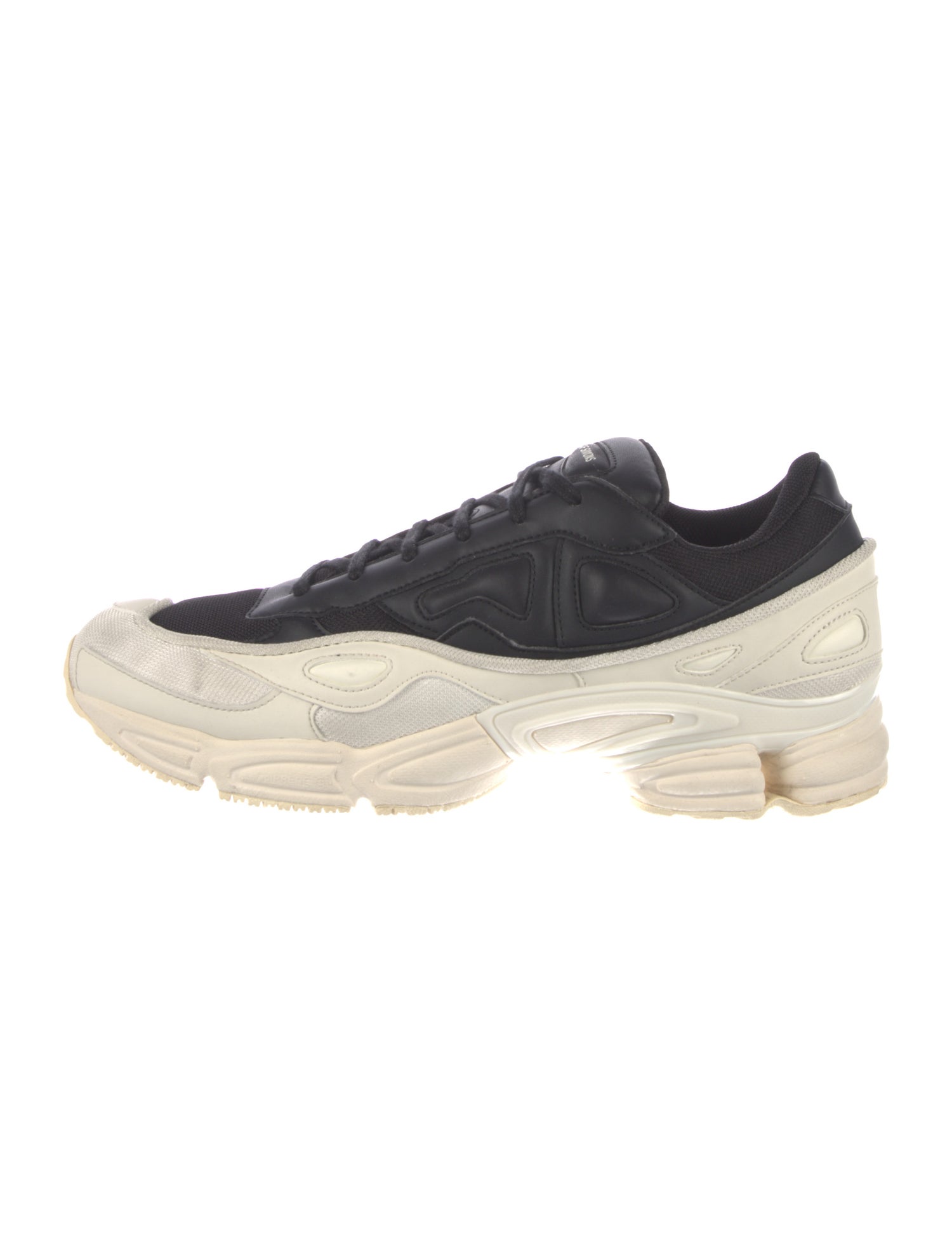 Raf Simons x adidas Leather Colorblock Pattern Sneakers