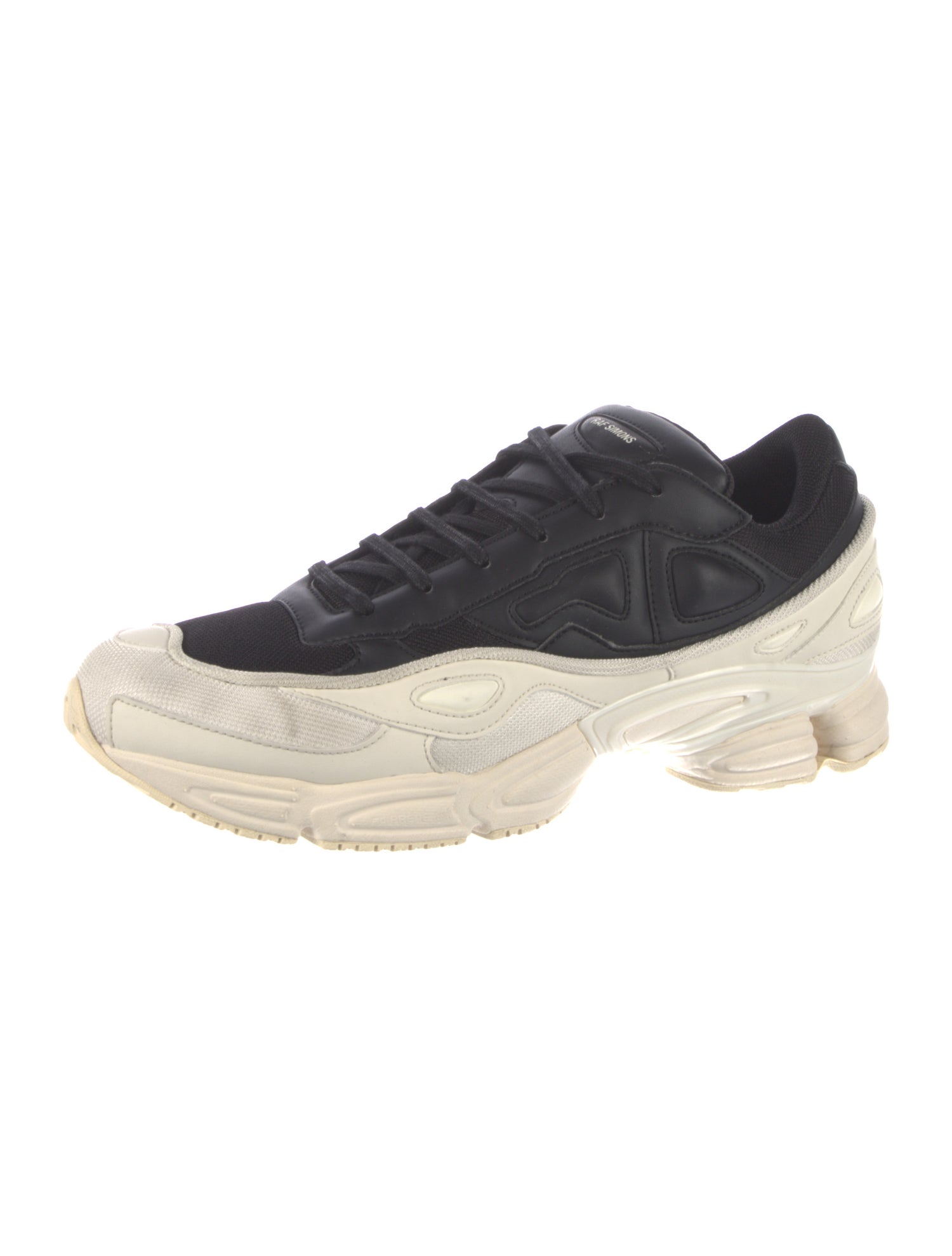 Raf Simons x adidas Leather Colorblock Pattern Sneakers